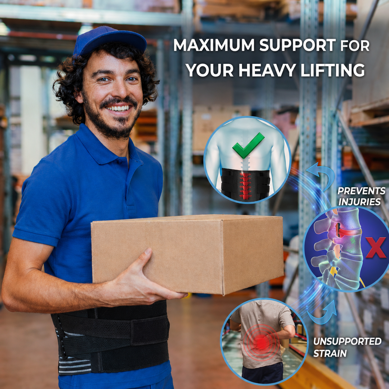 LumoraFix™ Premium Back Support Belt